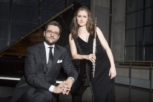 Photo of the Kaplan-Gregory Piano Flute Duo